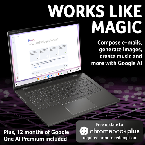 Acer Chromebook Spin 714 Intel Core i3 8GB, 256GB SSD 14" WUXGA touchscreen