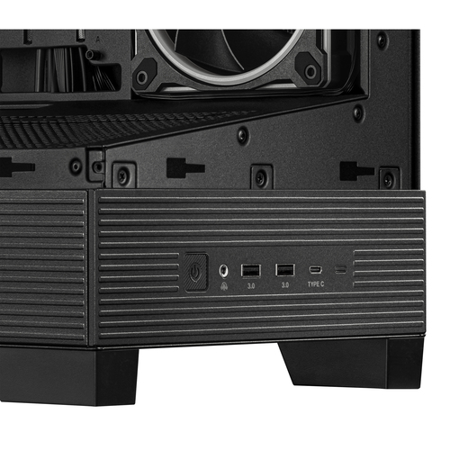 ASUS A31 Plus TG ARGB BLACK, ATX, micro ATX, Mini-ITX, Midi Tower Case