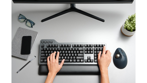 Kensington Pro Fit Ergo TB550 Trackball, Right-hand, RF Wireless Mouse