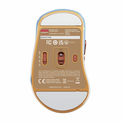 CHERRY XTRFY M64 Wireless (CX-M64W-BLUE), 26000 DPI, Mouse