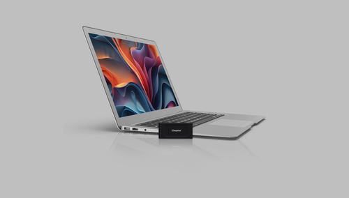 Kingston XS1000 2TB USB-C 3.2 Gen2 External SSD – 1050MB/s, Portable, Black