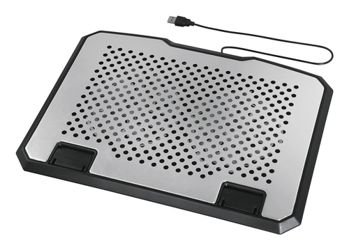 Hama Aluminium Laptop Cooling Pad 15.6" Black & Blue 2 Fans 00126807