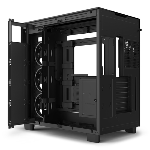 NZXT H9 Elite, Stainless steel, Tempered glass Midi Tower Case