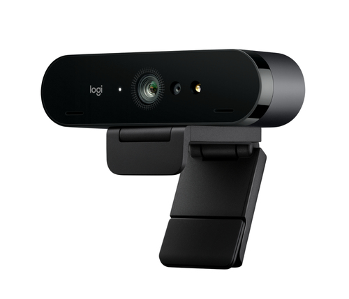 Logitech BRIO Ultra HD Pro Webcam, 13MP, 4K, 90fps, HDR, USB, Business Ready