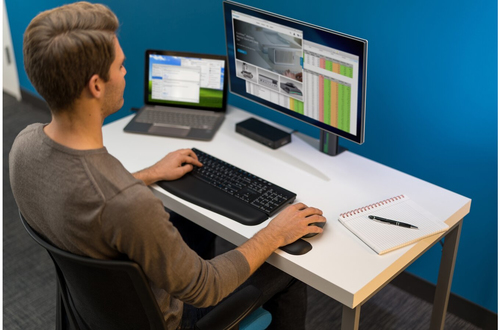 Kensington Pro Fit® Wireless Mouse, Ambidextrous, Optical, RF Wireless, 1600 DPI