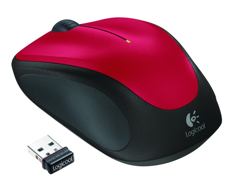 Logitech Wireless Mouse M235, Ambidextrous, Optical, RF Wireless