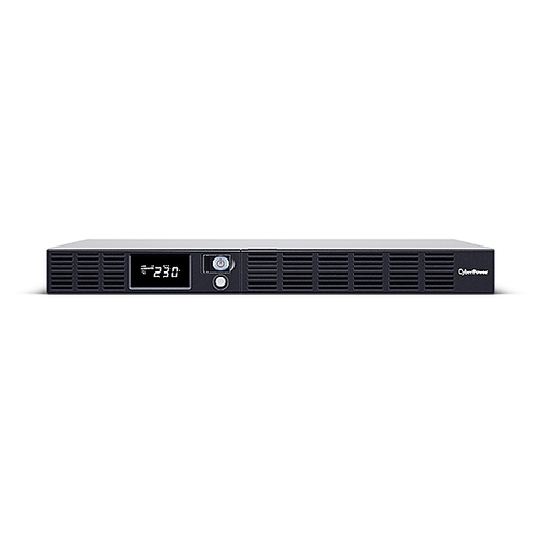 Side angle of CyberPower OR1000ERM1U Line-Interactive UPS silver casing