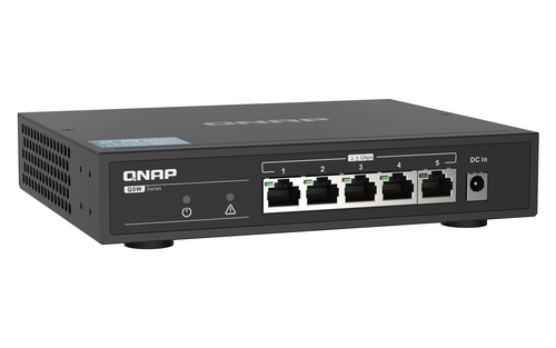 QNAP (QSW-1105-5T), Gigabit Ethernet, Unmanaged Network Switch