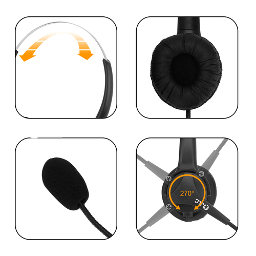 JLC Active USB, Wired, 100 - 6600 Hz, Headset/Headphones, Black