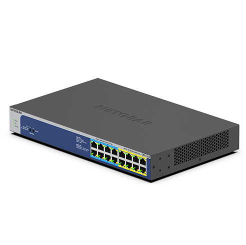 NETGEAR (GS516UP-100EUS), Gigabit PoE, Unmanaged Switch