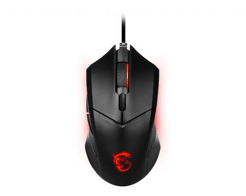 MSI CLUTCH GM08 Optical Gaming Mouse, Ambidextrous, Optical, USB/A, 4200 DPI