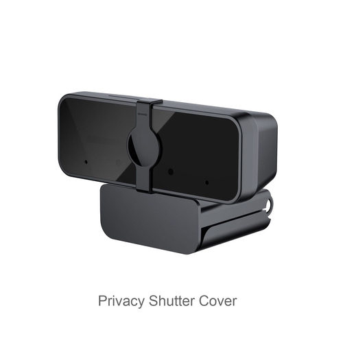 Adesso CyberTrack H6 8MP USB Webcam – 4K 3880x2160, 30fps, Auto, Privacy Shutter