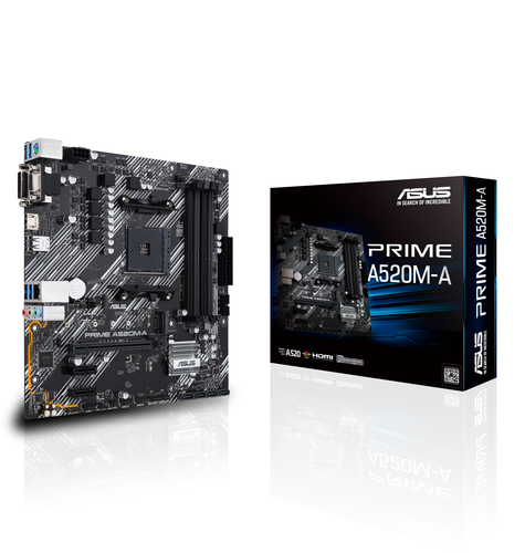 AMD A520 micro ATX motherboard with M.2 DP HDMI D-Sub SATA 6 Gbps