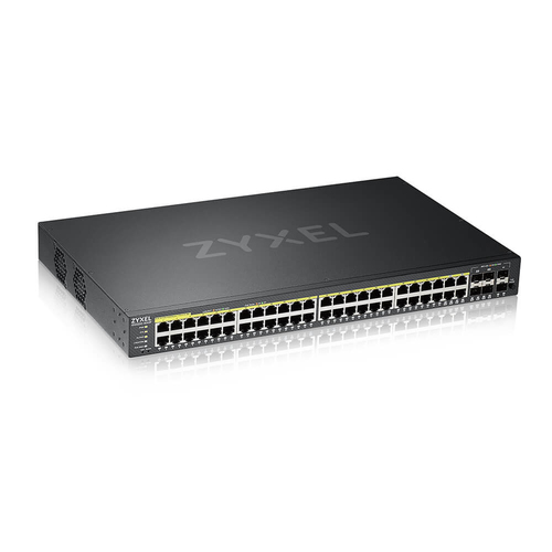 Zyxel (GS2220-50HP-GB0101F), L2, Gigabit PoE, Managed Network Switch