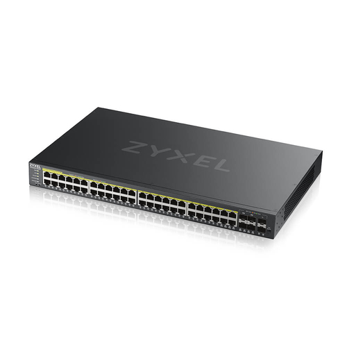 Zyxel (GS2220-50HP-GB0101F), L2, Gigabit PoE, Managed Network Switch