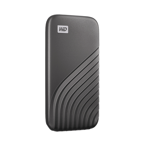 WD My Passport 1TB Portable USB-C 3.2 Gen2, 1050MB/s, Password-Protected Grey