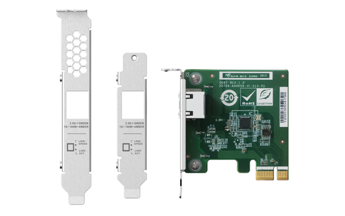 QNAP QXG-2G1T-I225 Internal Wired PCI Express Ethernet 2500 Mbit/s