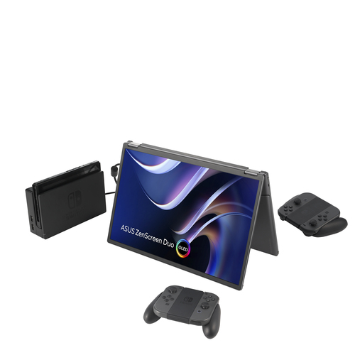 ASUS ZenScreen Duo OLED MQ149CD 14" 1920 x 1200pixels WUXGA Monitor Silver
