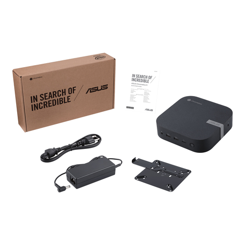 ASUS Chromebox 5, Intel® Core™ i5, i5-1240P, 8 GB, DDR4 SDRAM, 128 GB, ChromeOS