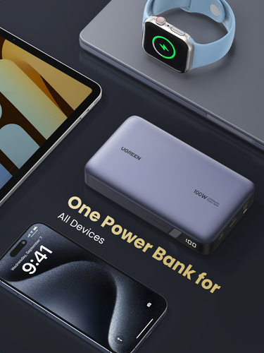 Ugreen 25188 power bank 20000 mAh Grey