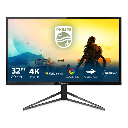 Philips M Line, 326M6VJRMB/00, (31.5"), 3840 x 2160 pixels, 4K UHD, LED Monitor