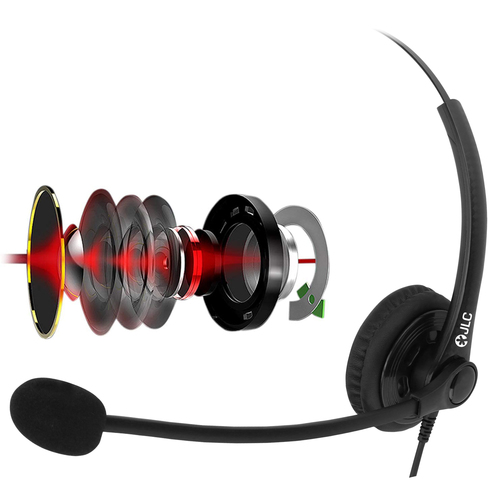 JLC Flux QD, Wired, 150 - 4500 Hz, Headset/Headphones, Black