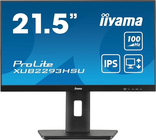 iiyama ProLite 21.5” IPS 3-side borderless monitor, 1920 x 1080 pixels, FHD, LED