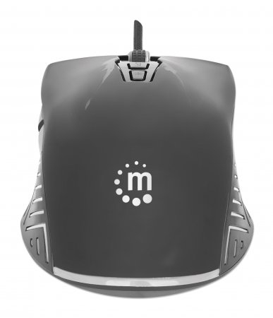 Manhattan Gaming Mouse with LEDs, Wired, Right-hand, Optical, USB/A, 7200 DPI