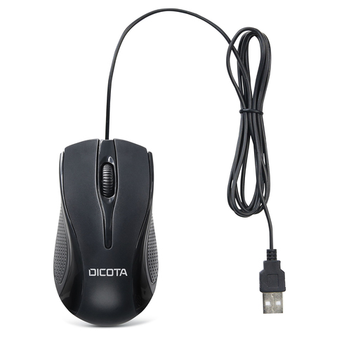 DICOTA (D32011), Ambidextrous, USB Type-A, 1200 DPI, Mouse