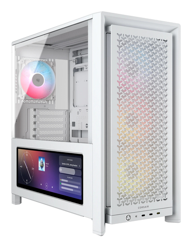 Corsair 4000D Frame LCD RS ARGB White Mid Tower PC Case