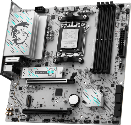 MSI B840M GAMING PLUS WIFI6E DDR5 memory slots layout