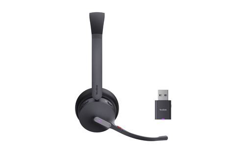 Yealink WH64 Hybrid, Wireless, 20 - 20000 Hz, Headset/Headphones, Black