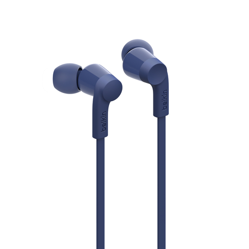 Belkin SoundForm, Wired, Headset/Earphones, Blue