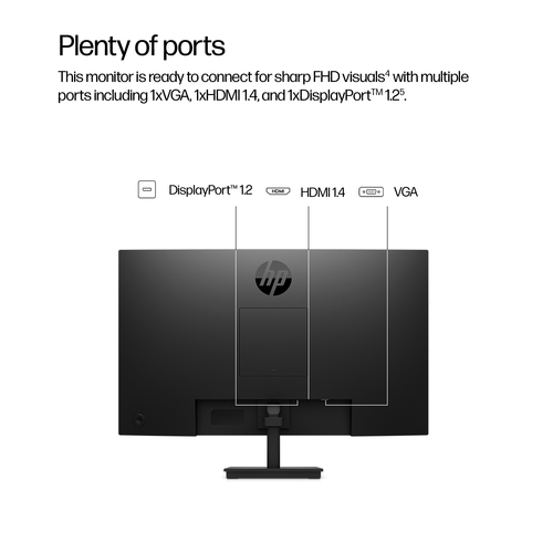 HP Series 3 Pro 27 inch FHD Monitor, 1920 x 1080 pixels, Full HD, LCD