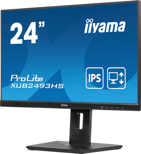 iiyama ProLite 24” IPS, borderless monitor, 1920 x 1080 pixels, Full HD, LED