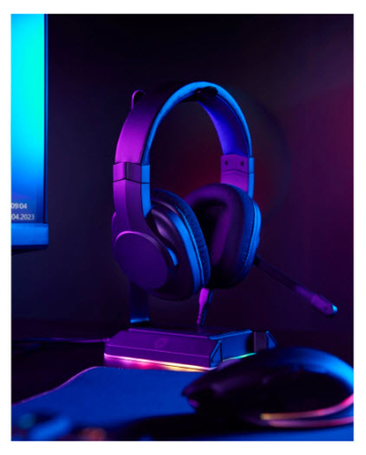 Comfortable mesh ear padding on uRage SoundZ 200 V2 headset