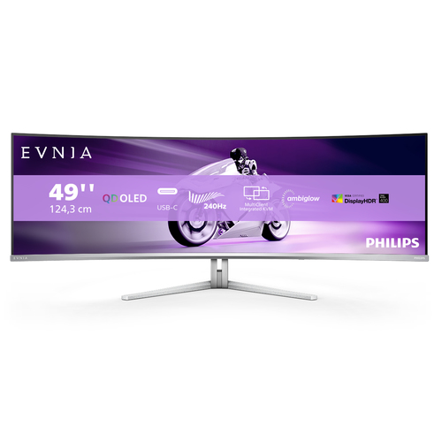 Philips Evnia 8000 (49M2C8900/00), (48.9"), Dual QHD, QD-OLED, Monitor