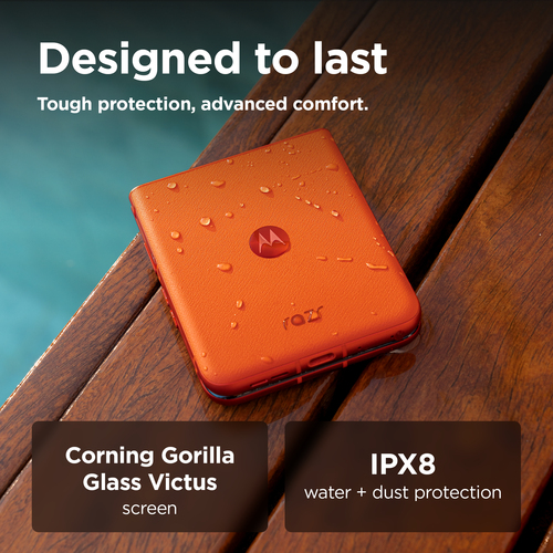 Motorola razr 50, 17.5 cm (6.9"), 8 GB, 256 GB, 50 MP, Android 14, Orange