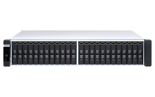 QNAP ES2486dc, Intel® Xeon® D, 128GB DDR4 2U Rack Mountable NAS