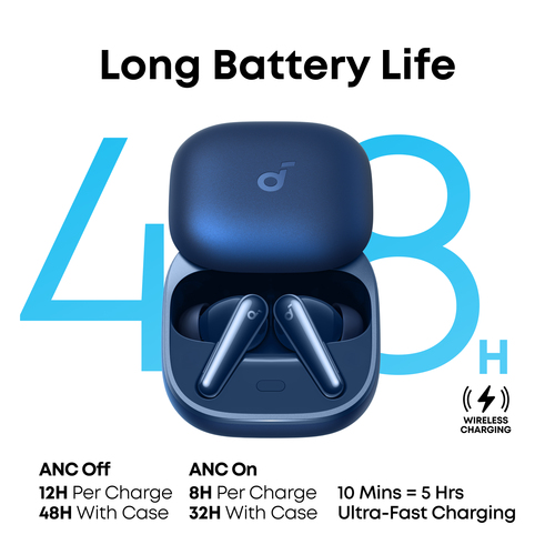 Anker Soundcore Liberty 5, Wireless, Calls/Music, Headset/Earphones, Blue