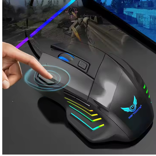 JLC (JLCDP11WM) USB Wired Mouse with DPI adjustable button, Ambidextrous