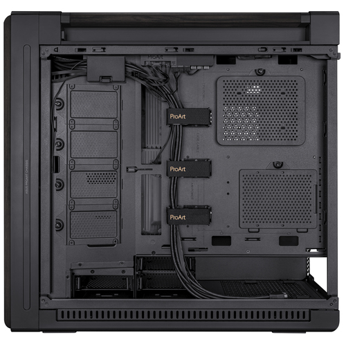 ASUS ProArt PA602 Wood Edition – Metal Panel, Midi Tower PC Case, Black