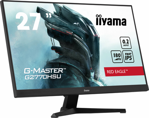 Side profile of iiyama G-MASTER G2770HSU Full HD Fast IPS display