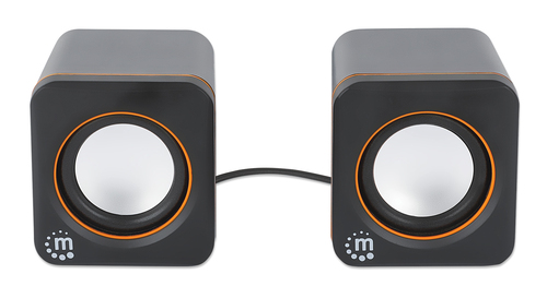 Manhattan 2600 Series 2.0 wired speakers with USB A cable