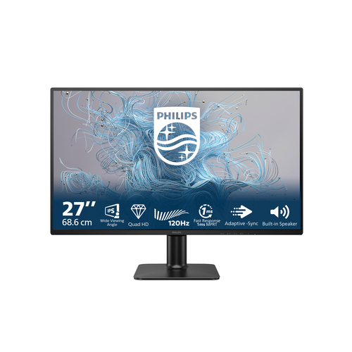 Philips 2000 series (27E2N2500/00), (27"), 2560 x 1440 pixels, QHD, LCD, Monitor