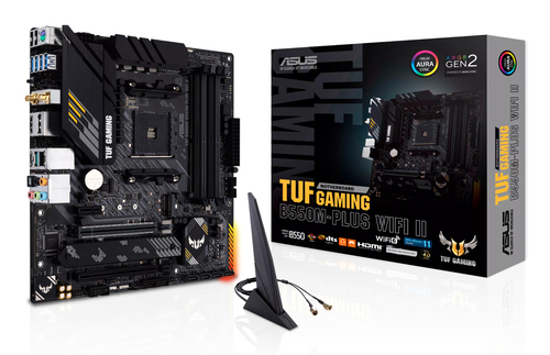 Asus TUF GAMING B550M-PLUS WIFI II Micro ATX AM4 Motherboard