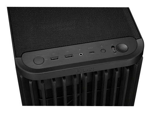 ASUS ProArt PA401 Wood METAL PWM, Black, ATX, Tower PC Case