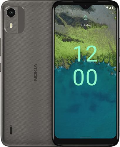 Nokia C12, 6.3", 2GB/64GB, 8MP Mobile Phone, Android 12 Go, Charcoal