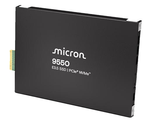 Micron 9550 PRO 15.4 TB E3.S NVMe SSD | PCIe Gen5 High-Capacity Enterprise Drive