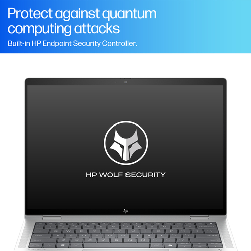 HP EliteBook X Flip G1i grey hybrid laptop tent mode for presentations with touchscreen active